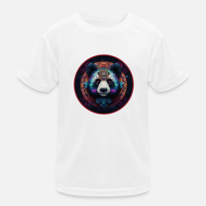Tribal Panda Kids Functional T-Shirt