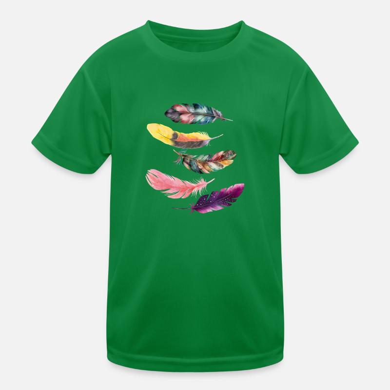 Plumes T-shirt sport Enfant