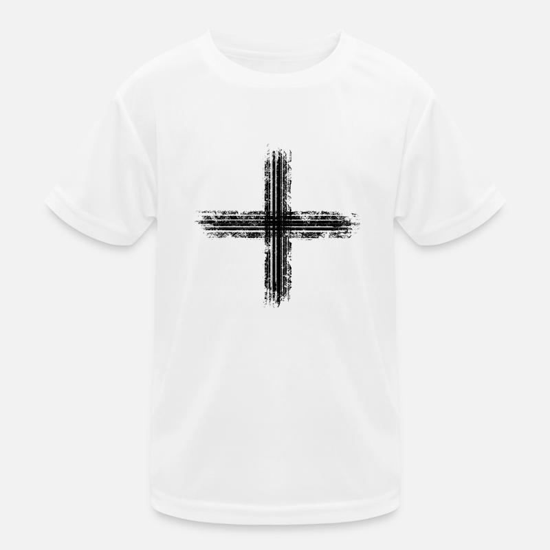 Noir plus T-shirt sport Enfant