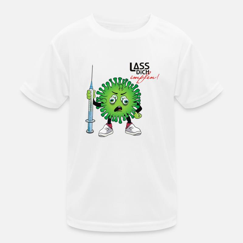 Get vaccinated Kids Functional T-Shirt