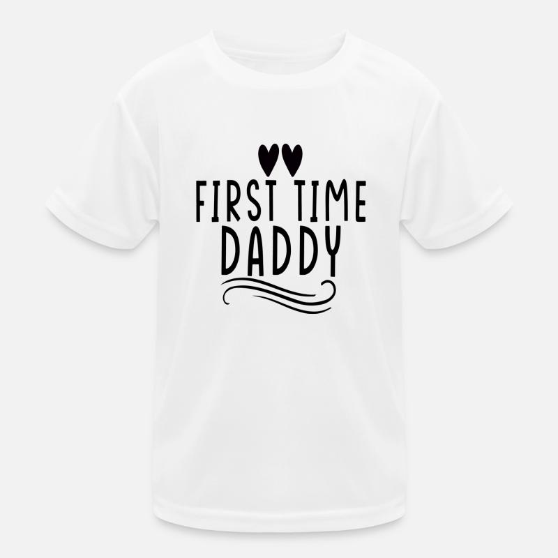 First Time Daddy Kids Functional T-Shirt