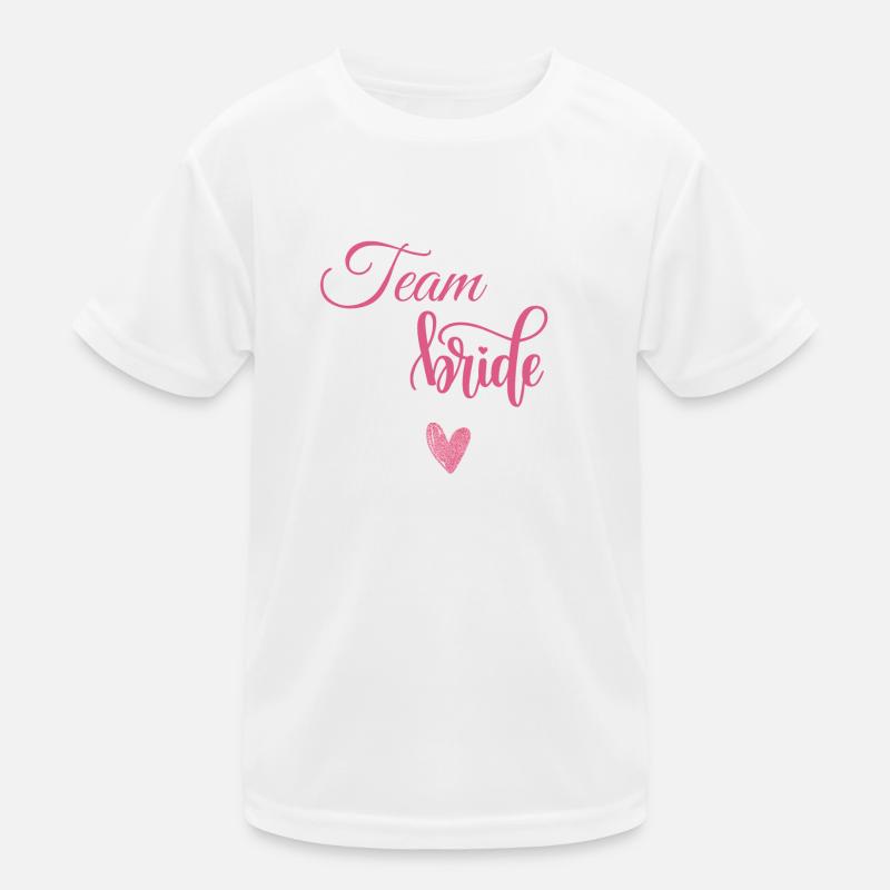 Team bride Kids Functional T-Shirt