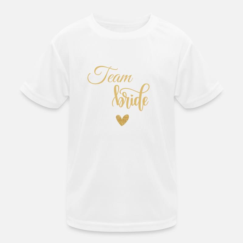 Team bride Kids Functional T-Shirt