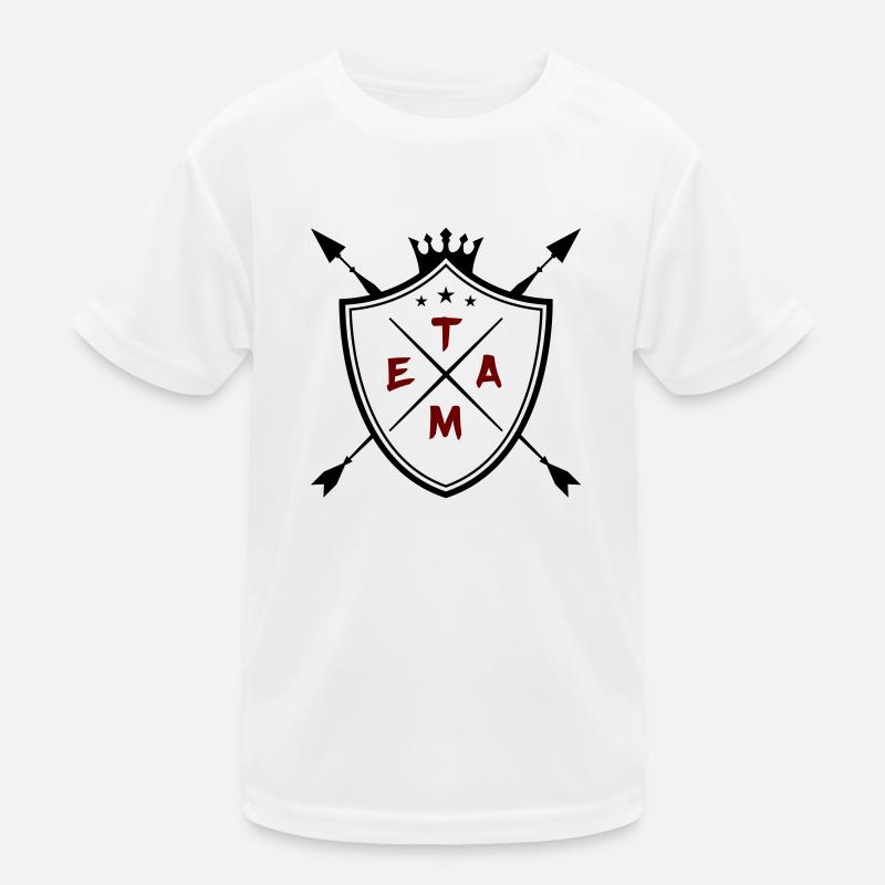 team wappen Kinder Funktions-T-Shirt