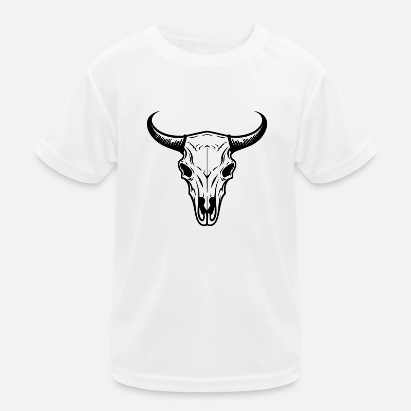 Crâne de vache Boho T-shirt sport Enfant