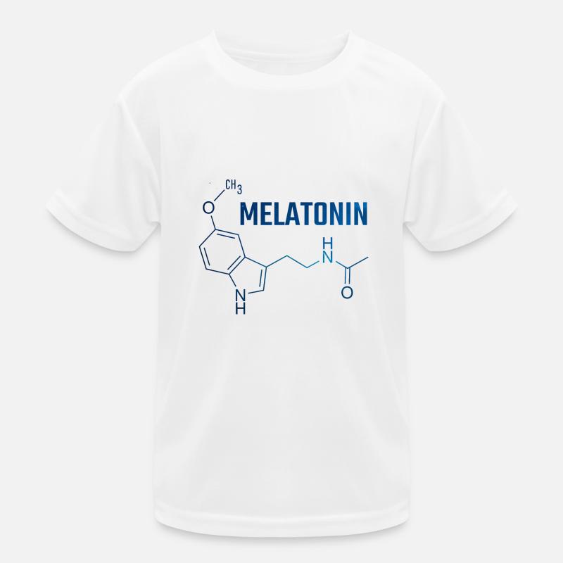 melatonin molecule Kids Functional T-Shirt