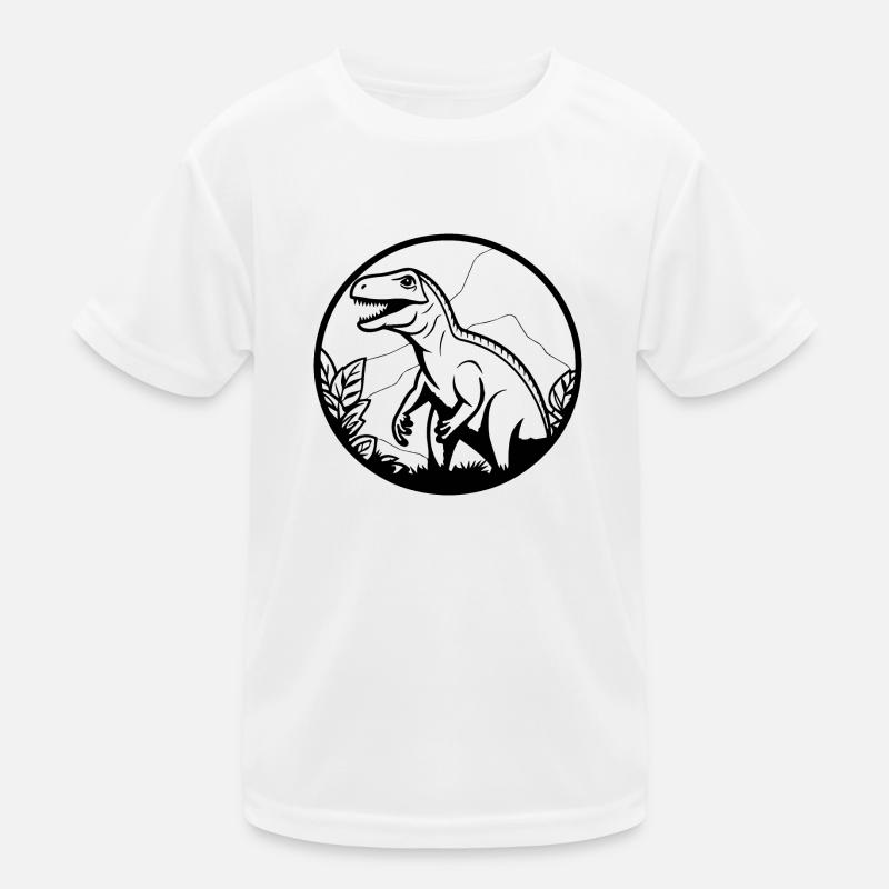 Dino Dinosaur Dinosaurs Paleontology Kids Functional T-Shirt