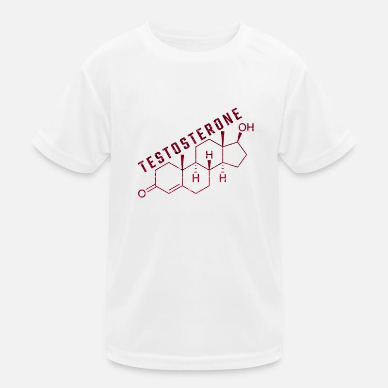 Testosteron-Molekül Kinder Funktions-T-Shirt