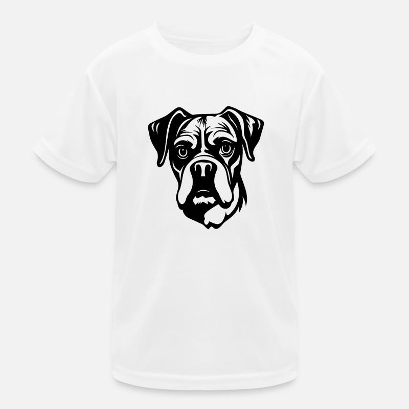 Boxer Hund Hunderasse Kinder Funktions-T-Shirt