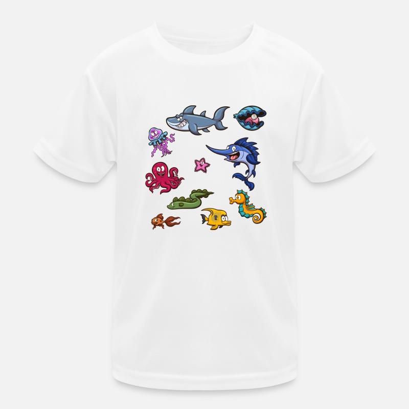 Créatures marines T-shirt sport Enfant