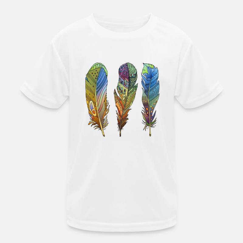 Feder Kinder Funktions-T-Shirt