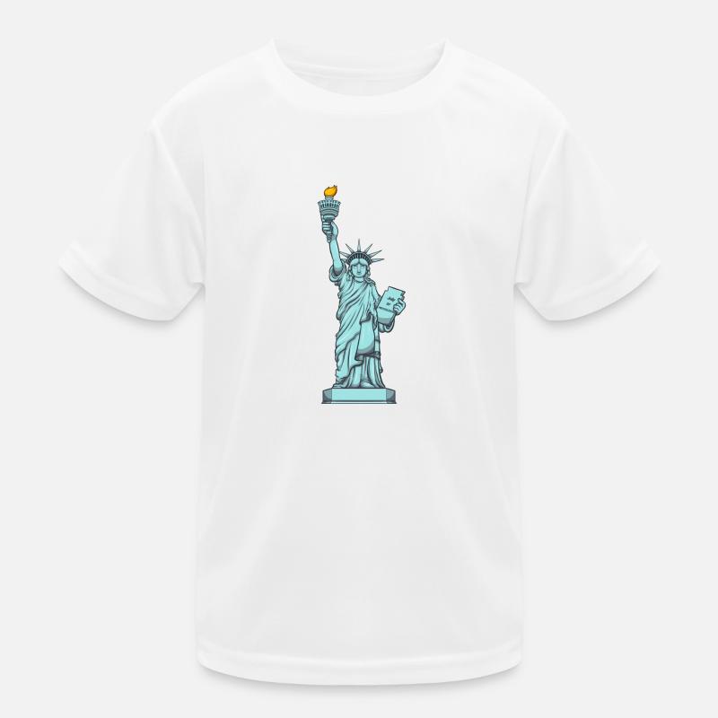 Freiheitsstatue Kinder Funktions-T-Shirt
