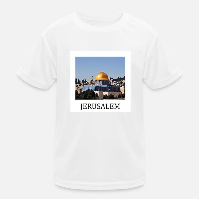 Jerusalem Kinder Funktions-T-Shirt
