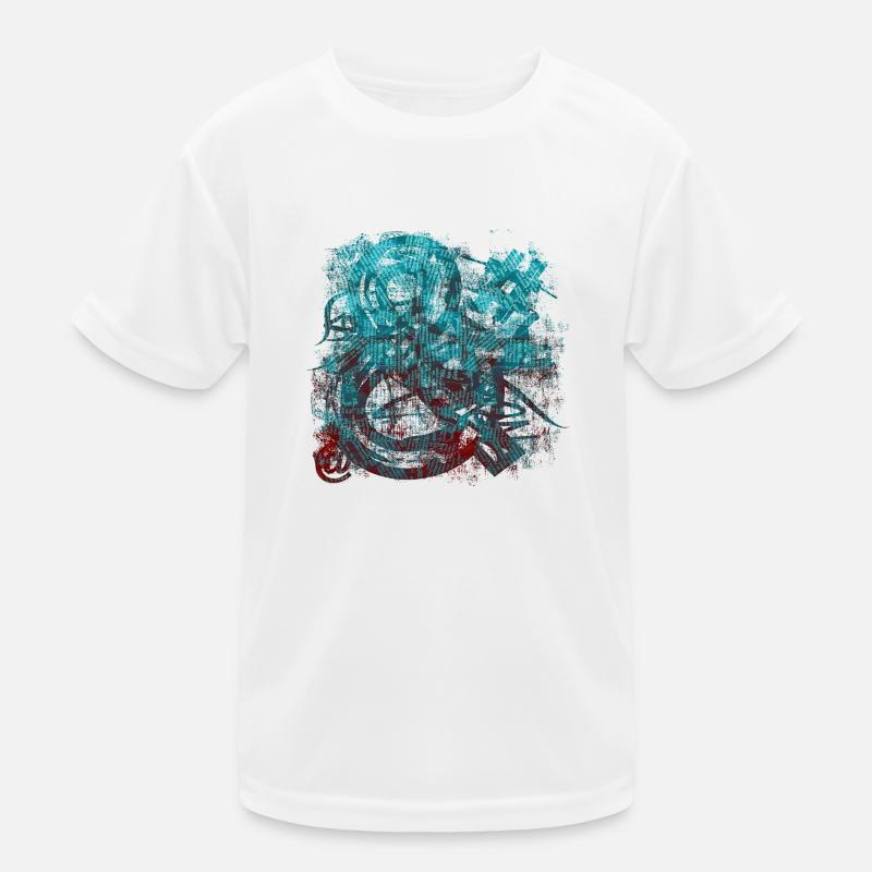Graffiti style Splash hip hop colors painter color Kids Functional T-Shirt