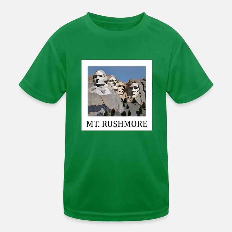 Mount Rushmore Kids Functional T-Shirt