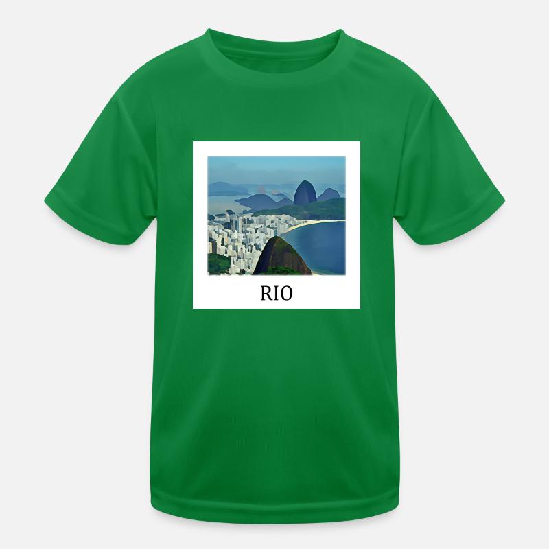 Rio de Janeiro Kinder Funktions-T-Shirt