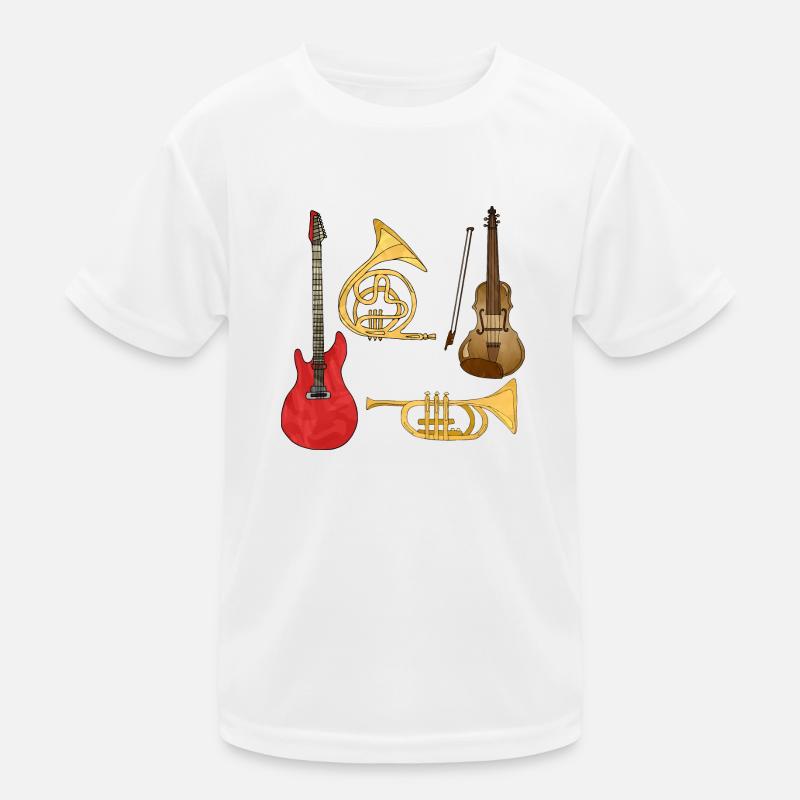 Musical instruments Kids Functional T-Shirt