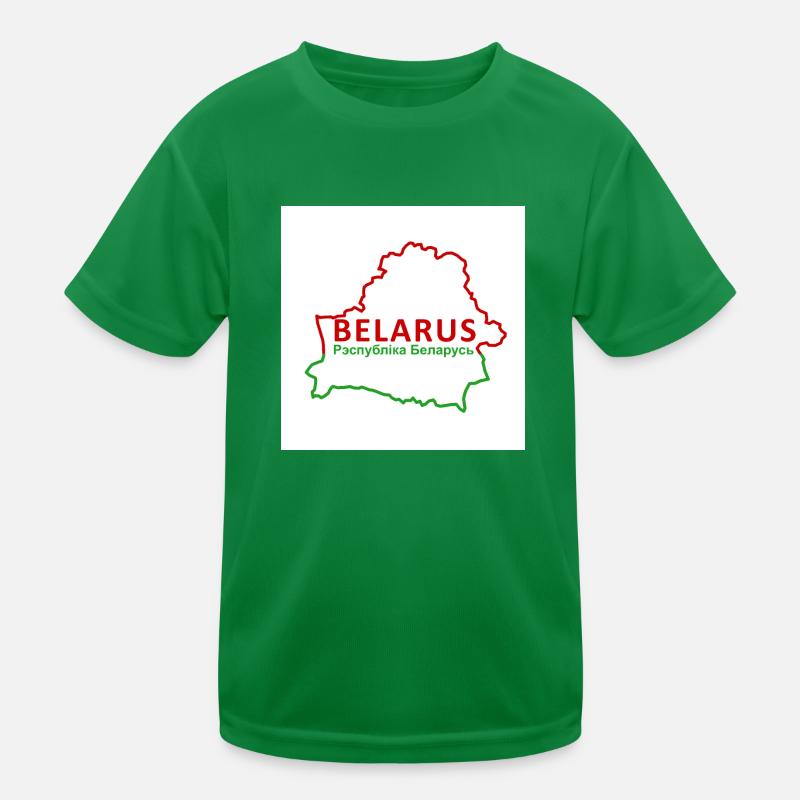 Carte de Biélorussie T-shirt sport Enfant