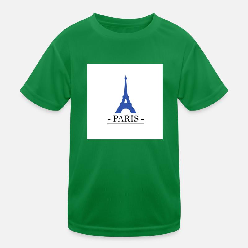 Paris Kinder Funktions-T-Shirt