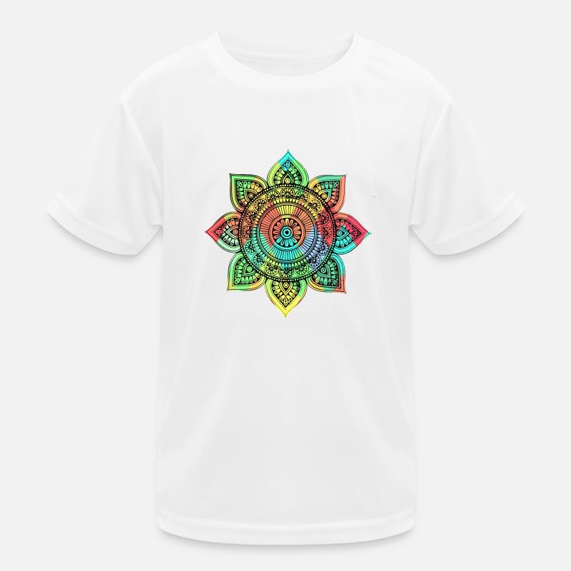 Mandala Kinder Funktions-T-Shirt
