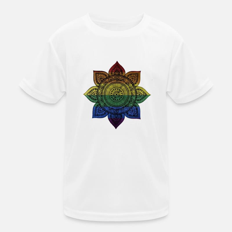 Mandala Kinder Funktions-T-Shirt