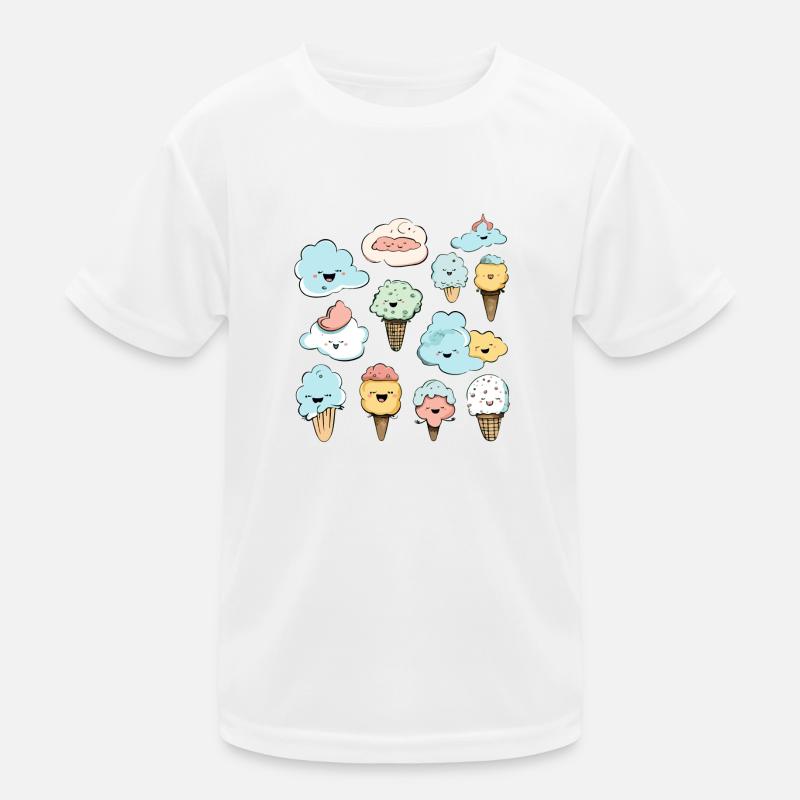 Glaces et cornets kawaii T-shirt sport Enfant