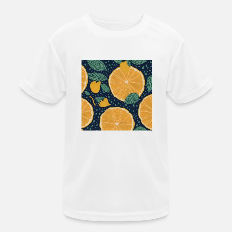 Zitrone Kinder Funktions-T-Shirt