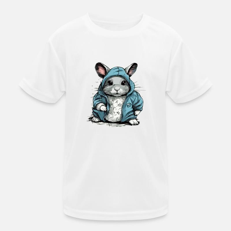 Bibi das Chinchilla Kinder Funktions-T-Shirt