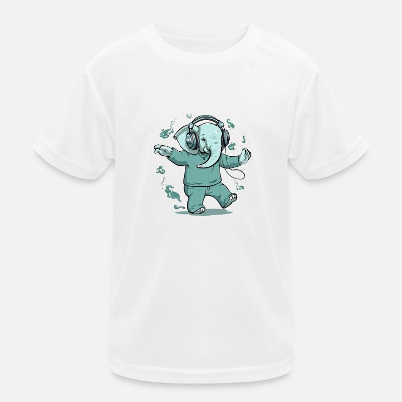 Bambo der tanzende Elefant Kinder Funktions-T-Shirt