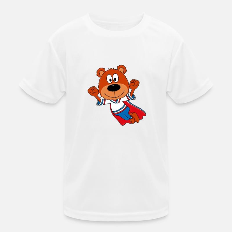 TEDDY - SUPERHELD - TEDDYBÄR - KINDER - BABYS Kinder Funktions-T-Shirt
