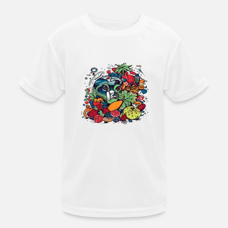 Monstro-Früchte Kinder Funktions-T-Shirt