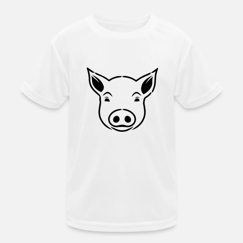 Pig Piggy Sow Kids Functional T-Shirt
