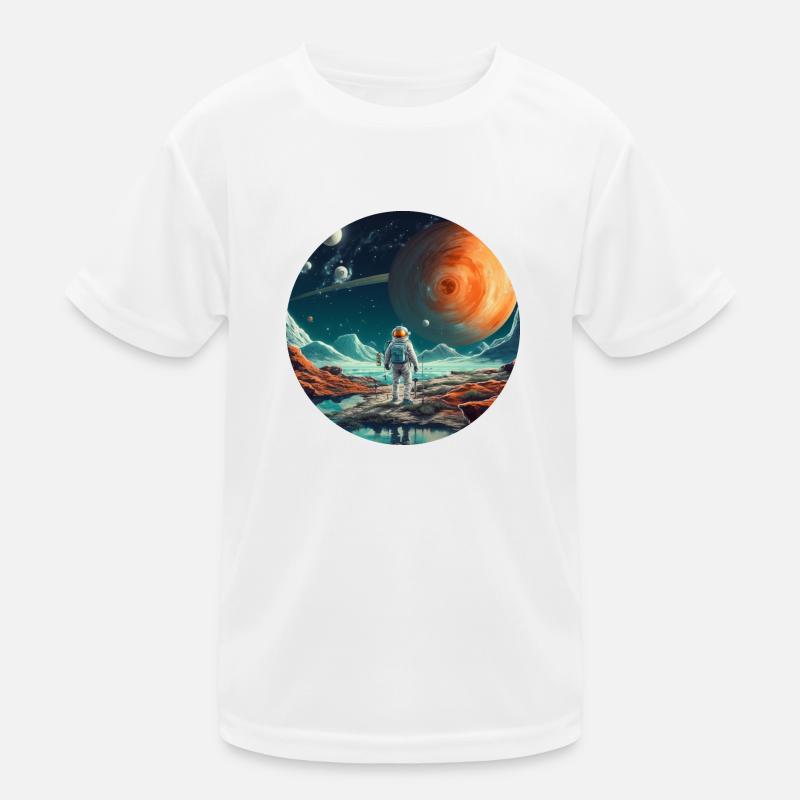 Spaceman Around Space, cadeau des astronautes T-shirt sport Enfant