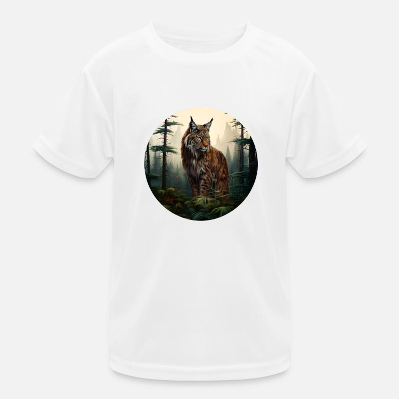 Luchs Kinder Funktions-T-Shirt