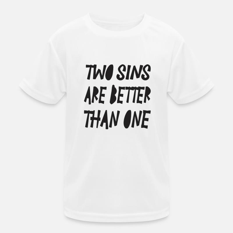2sins are better than one... Kinder Funktions-T-Shirt