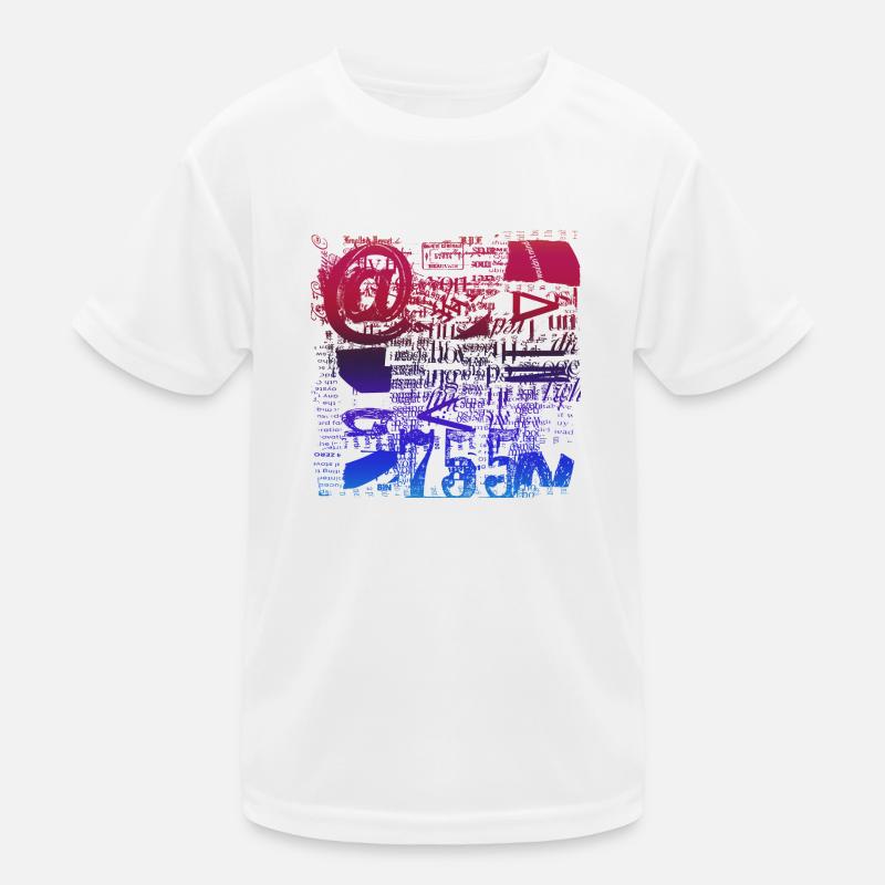 Zeitungsausschnitte Scrapbook Zeitschriften Alphabet Code Kinder Funktions-T-Shirt