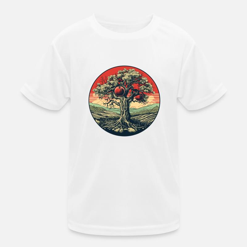 Apple tree from Eden Kids Functional T-Shirt