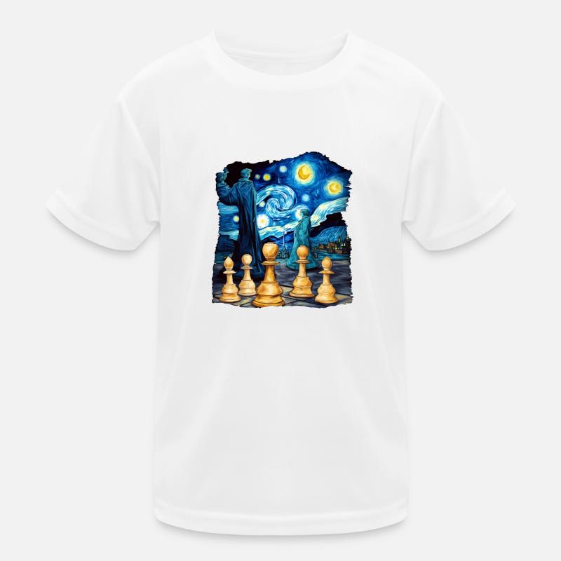 Moonlight chess Kids Functional T-Shirt