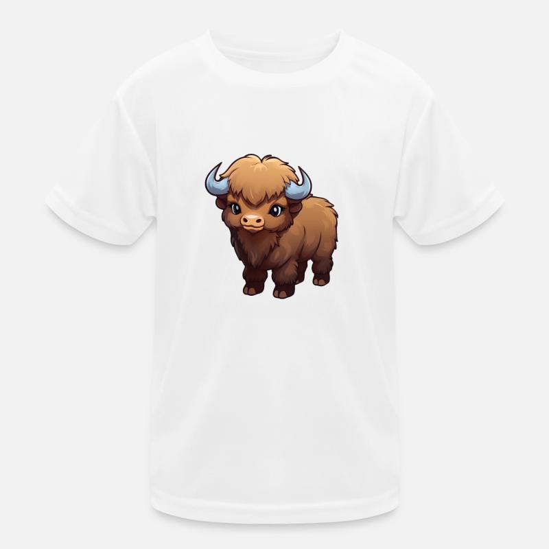 Bébé bison buffle T-shirt sport Enfant