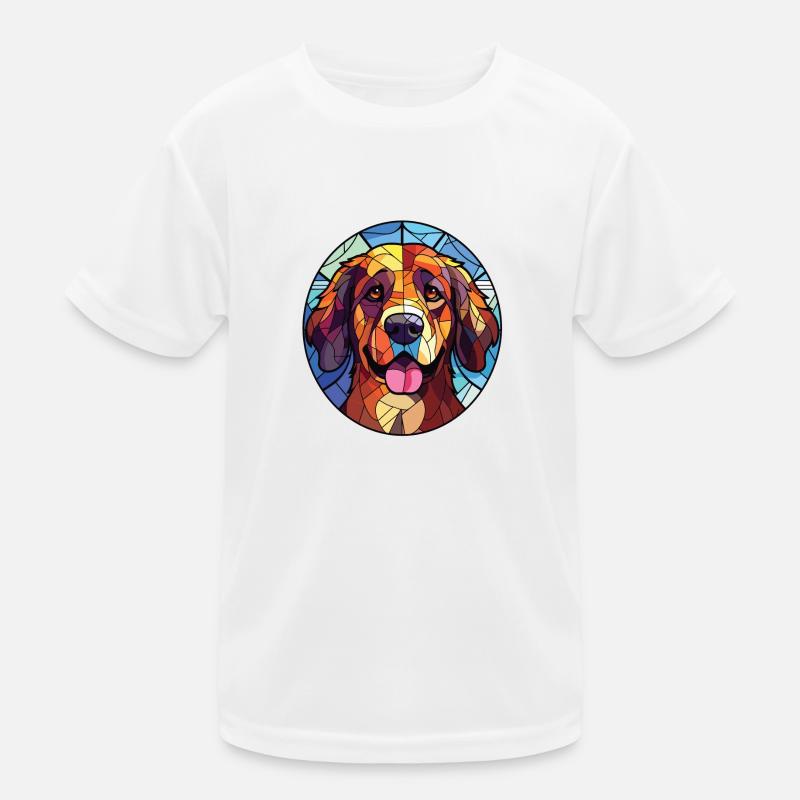 Akbash Dog Aquarelle Peinture colorée T-shirt sport Enfant