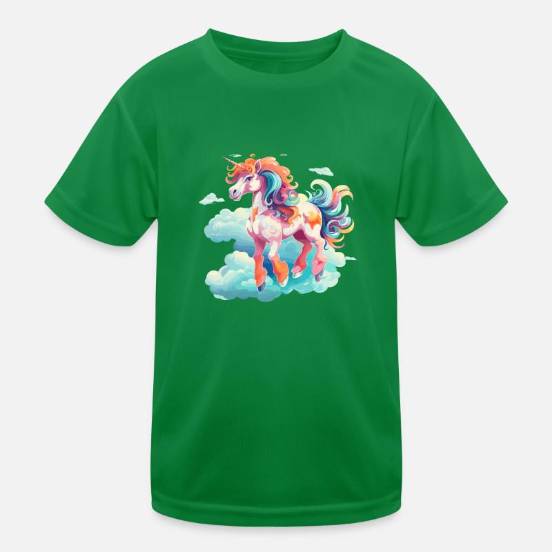 beautiful unicorn Kids Functional T-Shirt