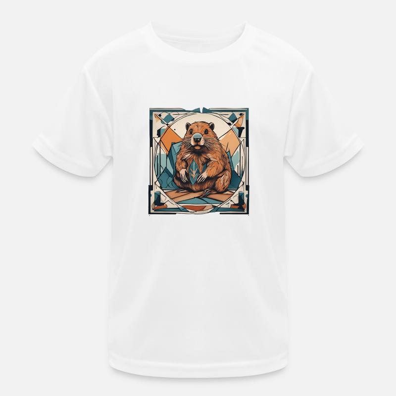 Biber Kinder Funktions-T-Shirt