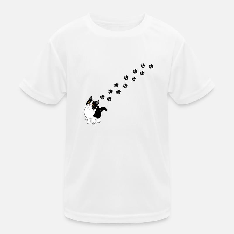 Pattes chat T-shirt sport Enfant
