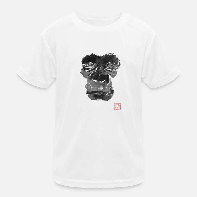 gorilla face T-shirt sport Enfant