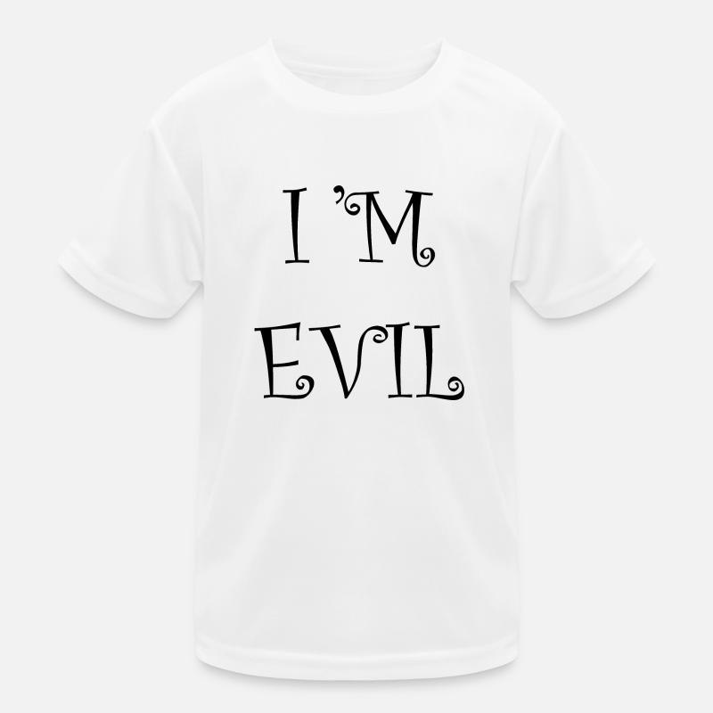 I'M evil Kids Functional T-Shirt