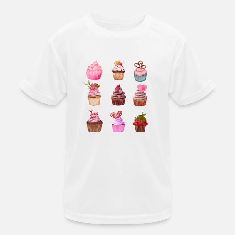Cupcakes Kollektion Kinder Funktions-T-Shirt