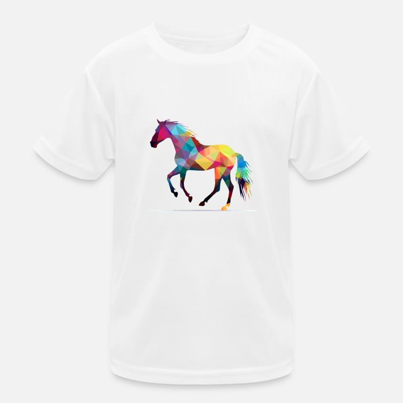 Akol das bunte Pferd Kinder Funktions-T-Shirt
