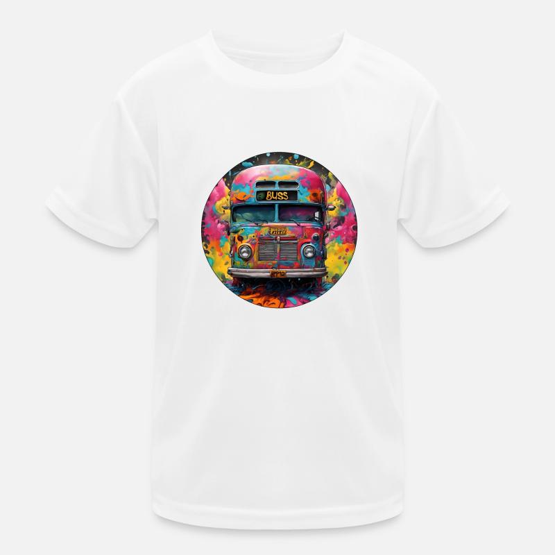 Bus Kids Functional T-Shirt