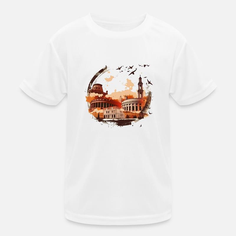 Rome has a long history Kids Functional T-Shirt