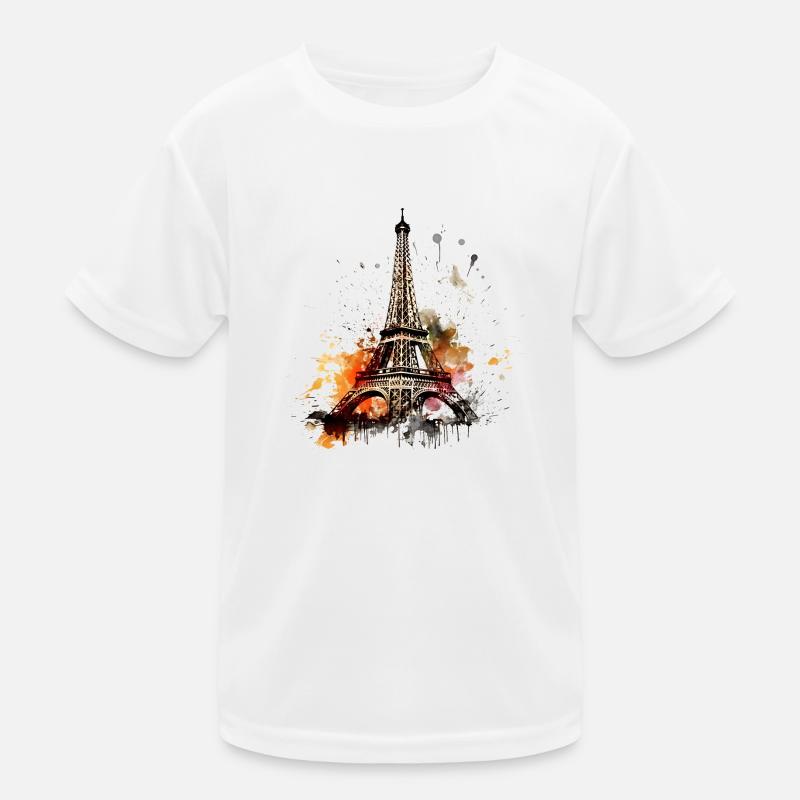 Art is omnipresent in Paris Kids Functional T-Shirt